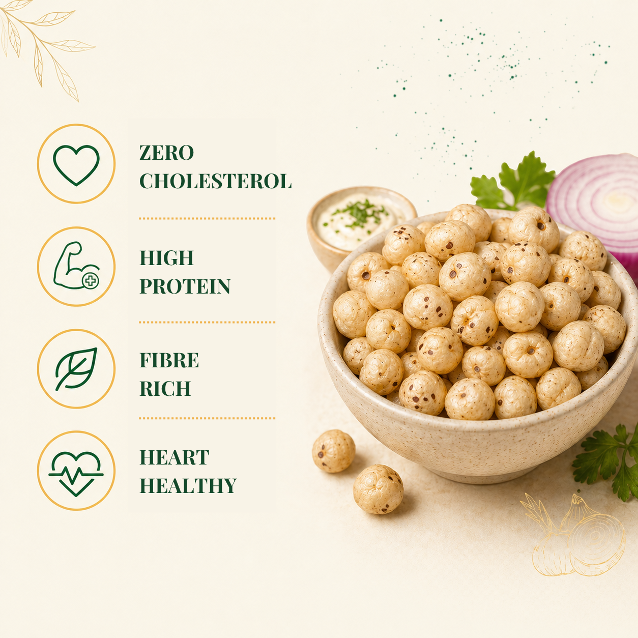 Cream & Onion Makhana