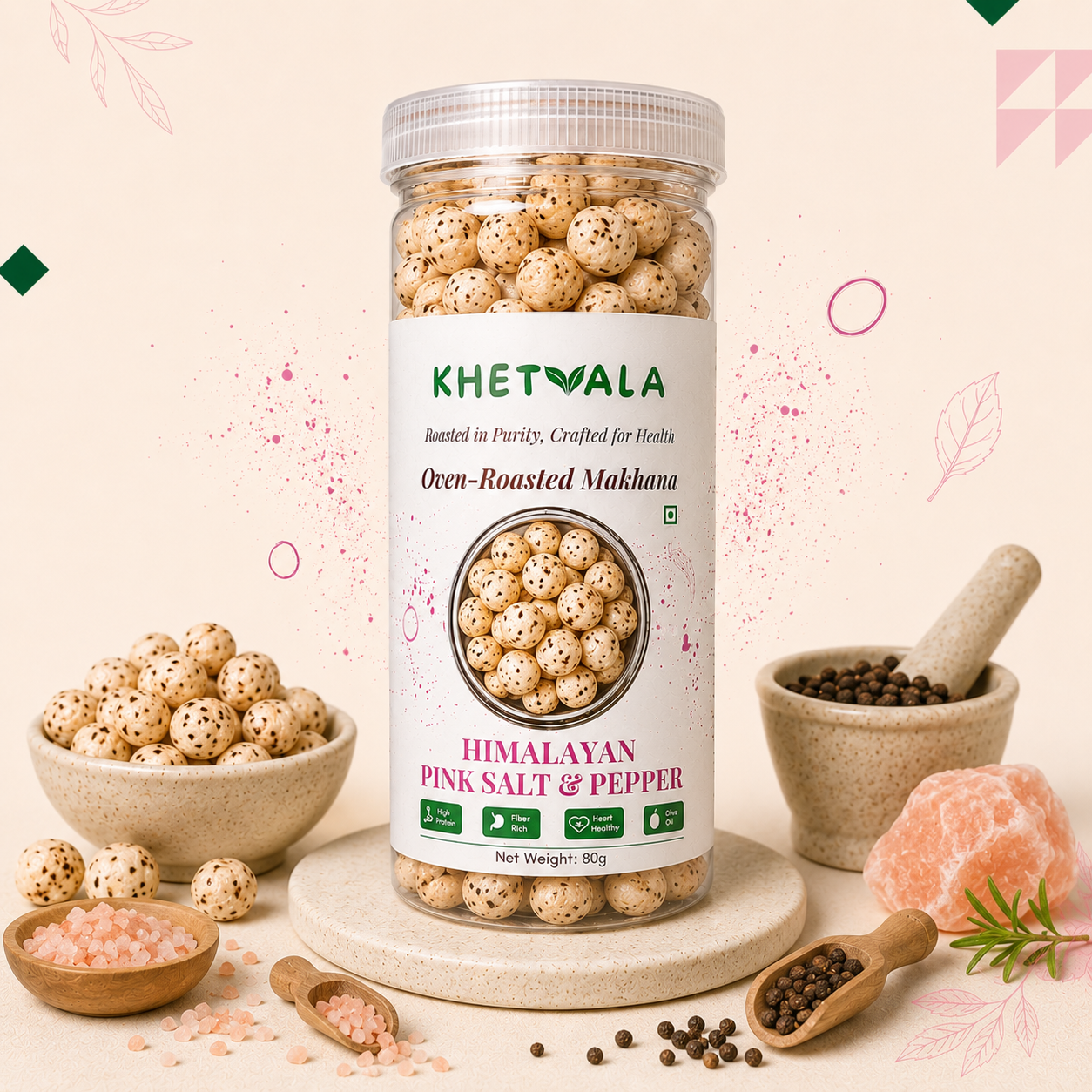 Himalayan Pink Salt Makhana